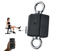 richigblosmum 2026 Probador De Fuerza Isométrica con App, 0-500 kg Probador De Fuerza De Agarre, Entrenador De Antebrazo, Medidor Tracción Empuje