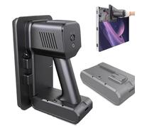 richigblosmum Ventosa Eléctrica Profesional para Pantallas LED - Capacidad de Carga 30kg, Uso Continuo 20min, 3 Tamaños de Almohadillas, Herramienta Mantenimiento para Suelos & Estudios de TV