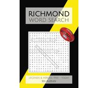 Richmond Football Club Word Search: Puzzles and Word Searches with Easy to Read Print about the Legends & Heroes of the Richmond Football Club AFL | ... Vacations, Holidays and Father's Day