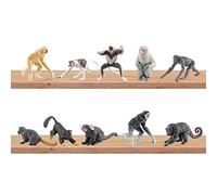 Richolyn Juguete Mono,Juguetes y Juegos - figuritas Mono Gorila Mandril babuinos Ardilla Monos Figura acción Juguete para niños decoración Regalo