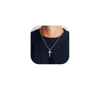 Richsteel Cadenas y Cruz Mujer Hombre Colgantes Cruz Acero Inoxidable