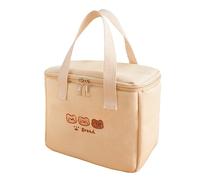 RICHTRUE Kawaii - Bolsa de almuerzo para niñas, con aislamiento, bonitas bolsas para mujeres y niños (oso-cubo)