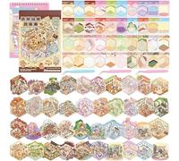 Richunie 40 Sets Libro de Pegatinas 3D con Escenas, 60 PET Pegatinas, 3 Pinzas, Crea Tus Pegatinas 3d, Sticker Book, 3D House Sticker Books, Stickers Therapy, DIY Stress Relief Sticker Scenes