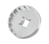 RichVibe 16T T47 - Adaptador de pedalier de aluminio anodizado de 52,2 mm para Trek Emonda para Sram para DUB compatible con mantenimiento de bicicletas, color plateado