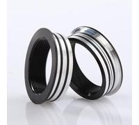 RichVibe Adaptador de pedalier BB30 a BSA de 42 mm para bicicleta, convertidor de aleación de aluminio BB68/73 BB51 BB52 BB70, para Campagnolo RaceFace para FSA, con anillo O, negro