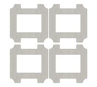 RichVibe Almohadilla de fregona de repuesto para ECOVACS para Deebot W2S, lavable, de alta absorción, se adapta a esquinas estrechas (paquete de 4)