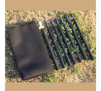 RichVibe Bastones de lona de fibra de carbono para camping, toldo de refugio, barra ajustable de 4 a 7 secciones con pasadores superiores columnares, ligero de alta resistencia, color negro