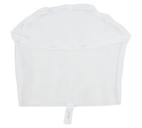 RichVibe Bolsa de filtro de nailon para bañera con 7 agujeros de clip, colador de pelo de malla de alambre, separador de desechos para evitar obstrucciones, color blanco