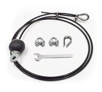 RichVibe Cable de polea de fitness de acero recubierto de plástico de 5 mm para sistemas de gimnasio en casa, cable de repuesto para máquinas de pesas y estaciones de cable, deslizamiento suave para