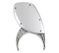 RichVibe Calibrador digital LCD de grasa corporal, medición precisa del pliegue de la piel, resolución de 0,1 mm, probador portátil de 100 x 50 x 20 mm con batería de botón de gran capacidad