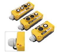 RichVibe COP-2B/3B/4B Interruptor de control de grúa para elevación de grúa, 2A/5A 250V/500V estación de botón ignífugo para edificios y almacenes de gran altura