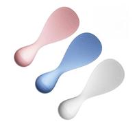 RichVibe Creative Stand-up - Cuchara de arroz de plástico resistente al calor, no utensilios de cocina, apta para lavavajillas, color rosa