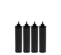 RichVibe Filtro de agua de carbón activado negro para sistema de filtro de gravedad Larayci de repuesto, paquete de 4 unidades de viaje para Big Royal