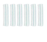 RichVibe Funda de repuesto para fregona Leifheit para ventana para lavadora M, paquete de 2 almohadillas de limpieza turquesa de 27,5 x 6,8 cm, lavable a 40 cm, poliéster/nailon