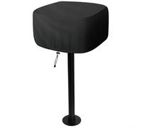 RichVibe Funda impermeable para parrilla de barbacoa para parrillas rectangulares estilo parque con tela Oxford, protección resistente a la intemperie y diseño de cordón ajustable (420D62*60*50cm)