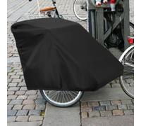 RichVibe Funda para remolque de bicicleta, tela Oxford 210D con revestimiento de poliuretano, impermeable, resistente al viento, Qeridoo para Burley para Thule, se adapta a 140 x 84 x 100 cm, con