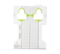 RichVibe Herramienta de ajuste de tacos de pedal de bicicleta de carretera para calibrador de alineación de polipropileno SPD/Keo para postura de ciclismo, color blanco (ajuste LOOK-KEO)