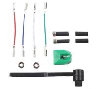 RichVibe Lápiz capacitivo de repuesto para tocadiscos Audio Technica AT-LP120X, AT-VMN95E con 1 aguja, 1 cepillo de aguja, 2 tornillos de fijación, 4 cables de cartucho