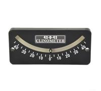 RichVibe Localizador de inclinación de pista, inclinómetro de inclinación, ABS ángulo clinómetro moderno montaje para barcos para carpintería, metalurgia de 7 cm (45-0-45)