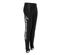 RichVibe Pantalones de buceo de nailon de 0,5 mm para deportes acuáticos, esnórquel, paddleboard, ajuste ergonómico, costuras planas, color negro, S-XXXL