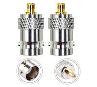 RichVibe Paquete de 2 adaptadores de sonda de osciloscopio para DSO-TC2 TC3, 100 MHz P6100 clip, accesorio de alto voltaje de 600 V para osciloscopios digitales, color plateado