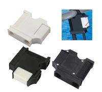 RichVibe Paquete de 2 perchas para barco, conexión rápida de líneas de liberación en el riel, ajuste de botón, para parachoques marinos, color blanco