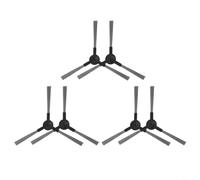 RichVibe Paquete de 6 cepillos laterales de repuesto para Conga M10, para Imartine Br151, para Bobsweep para hojas y para robots Smart Life, cepillos de esquina de nailon de alta resistencia
