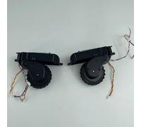 RichVibe Para ISWEEP D520 Rueda izquierda derecha para Conga 1690 Pro 3290, 3390, 3490, 3590, 3890 Robot Partes de repuesto Negro (izquierda)