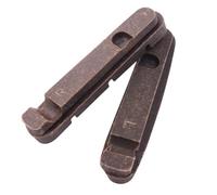 RichVibe Pastillas de freno de fibra de carbono para bicicleta, llantas de carbono, para frenos 105 para V y zapatas de freno R55C4, 2 pares, + material de corcho