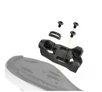 RichVibe Placa de bloqueo para Xpresso y Xpro Lclic Road para pedales de bicicleta, para zapatos de ciclismo Time, mecanismo de giro para liberar, 9,2 x 6,5 cm, tacos de plástico negro con cuñas y