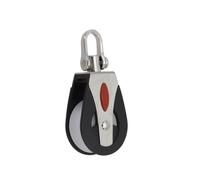 RichVibe Polea de carga de 1500 libras, 316 para grillete de acero inoxidable, rueda de acetilo de baja fricción para cuerda de 12 mm, cabeza giratoria para kayak y equipo de vela