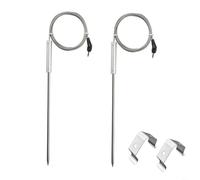 RichVibe Sonda de temperatura de carne de acero inoxidable de repuesto para ThermoPro TP-17 y TP27 15 cm, sensor de cocción de alimentos, diseño fácil de limpiar para un monitoreo preciso (sonda única