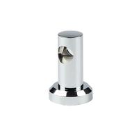 RichVibe Soporte de pared cromado para baño, 22 mm, ABS, soporte de riel elevador de ducha
