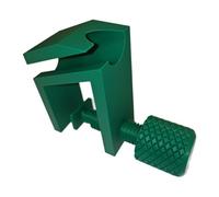 RichVibe Soporte para manguera de cubo de ABS de 17 x 3 x 14 cm para barriles de lluvia y contenedores al aire libre, accesorio de jardín robusto con ajuste seguro y diseño que ahorra espacio, verde