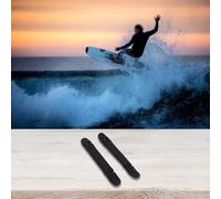 RichVibe Tablas de surf con mango de neopreno para tabla de rescate de 40 cm, para pasamanos ergonómico suave con refuerzo de poliuretano, paquete de 2