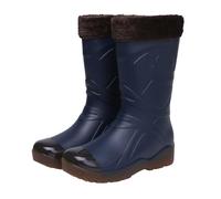 Richymfa Botas de goma para hombre altas a prueba de viento 2026 Zapatos Walking Antideslizantes Cómodos Botines de Trabajo Moda Botas Trekking Resistentes Botín Hombre Altos