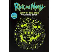 Rick and Morty Glow-in-the-Dark Coloring Book