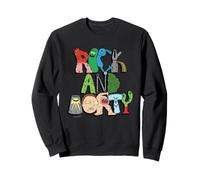 Rick and Morty Illustrated Logo Sudadera