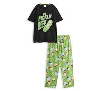 RICK AND MORTY Pickle Rick Camiseta gráfica Negra | Soy Pickle Rick Camiseta de Manga Corta para Hombre | Top de Ropa de la Serie de Dibujos Animados | Mercancía de programas de televisión clásicos