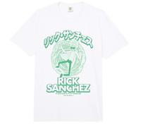 Rick and Morty Rick Manga Mono Comfort Colors Adult Heavyweight T-Shirt