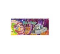 Rick and Morty (Spaceship) XL - Alfombrilla de escritorio para juegos