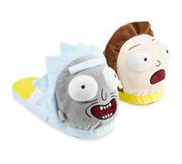 RICK AND MORTY Zapatillas de Casa Hombre - Pantuflas Divertidas Hombre, Talla 38-45 con Suela Antideslizante - Regalo (Multicolor,42-43)