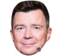 Rick Astley (Smile) Big Head. Máscara más grande que la vida.