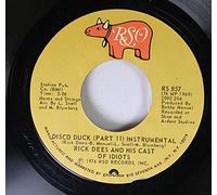 Rick Dees And His Cast Of Idiots - TYRONE DAVIS 45 RPM I'll Be Right Here / Just Because Of You