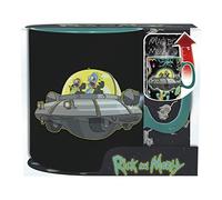 RICK & MORTY - Mug de Cerámica, thermoréactif - 460 ml - Vaisseau Spatial