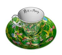 Rick & Morty Portal Collectors Juego de Plato y Taza Espejo