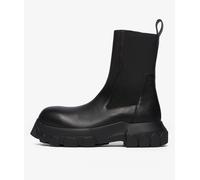 Rick Owens Beatle Bozo Tractor Leather Boots Negro