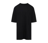 Rick Owens - Camiseta Jumbo de Algodón - Tops - Hombre - Negro - L -