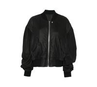 Rick Owens - Cazadora bomber de cuero con cremallera - Jackets - Mujer - Negro - S -