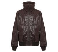 Rick Owens - Chaqueta Bomber de Cuero - Jackets - Hombre - Marrón - M -